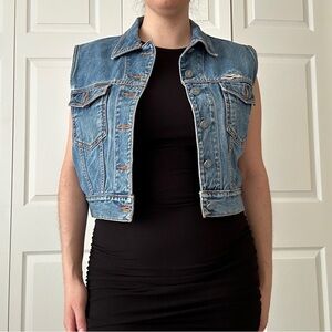 Vintage Calvin Klein denim jacket vest